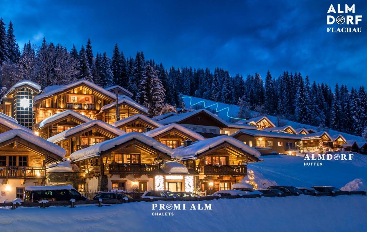 Promi Alm Flachau - Luxus Chalets Exteriör bild